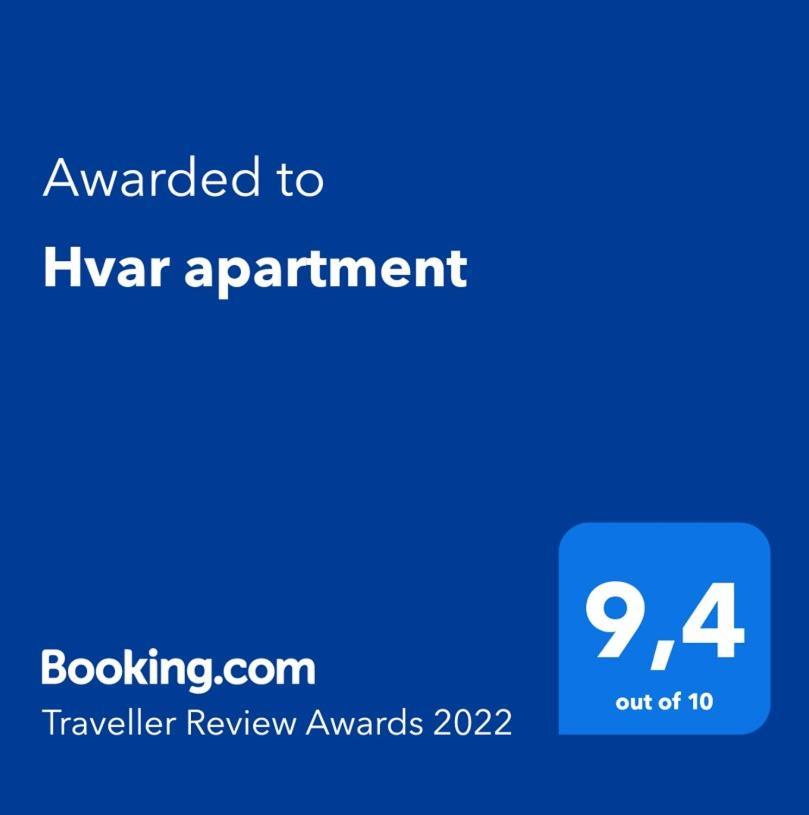 Hvar apartment 4 Hvar Town Exteriör bild